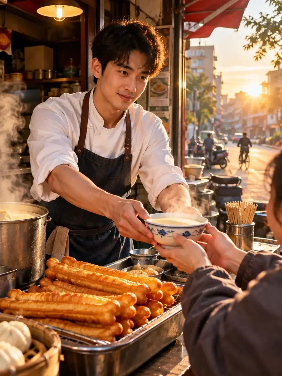 周末清晨的早餐铺封面
