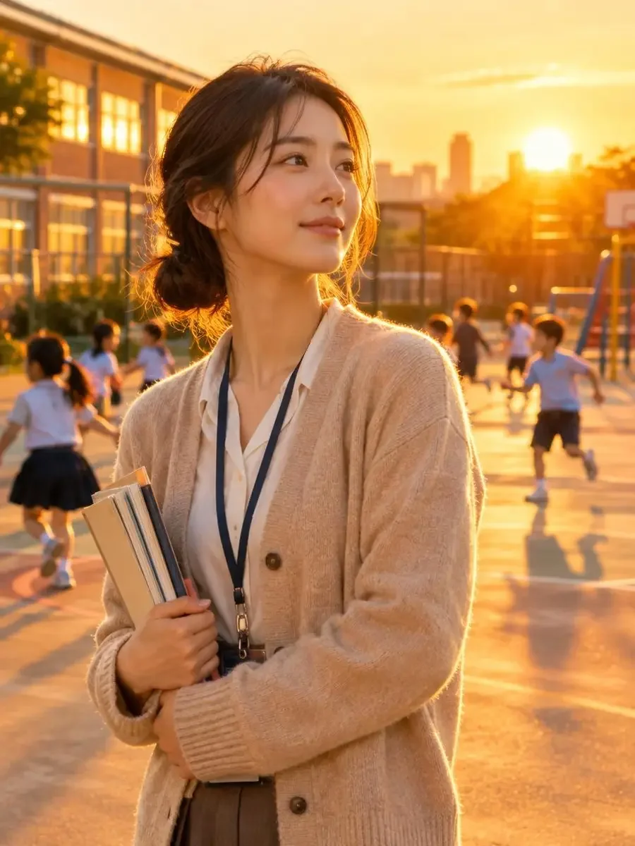 小学老师的晚风日常封面